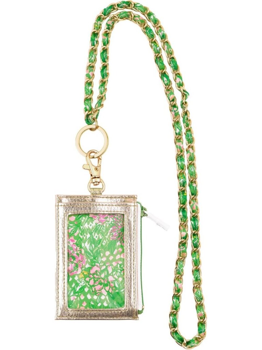 Lime Green ID Wallet with Lanyard | Stylish & Functional Card Holder Accessory